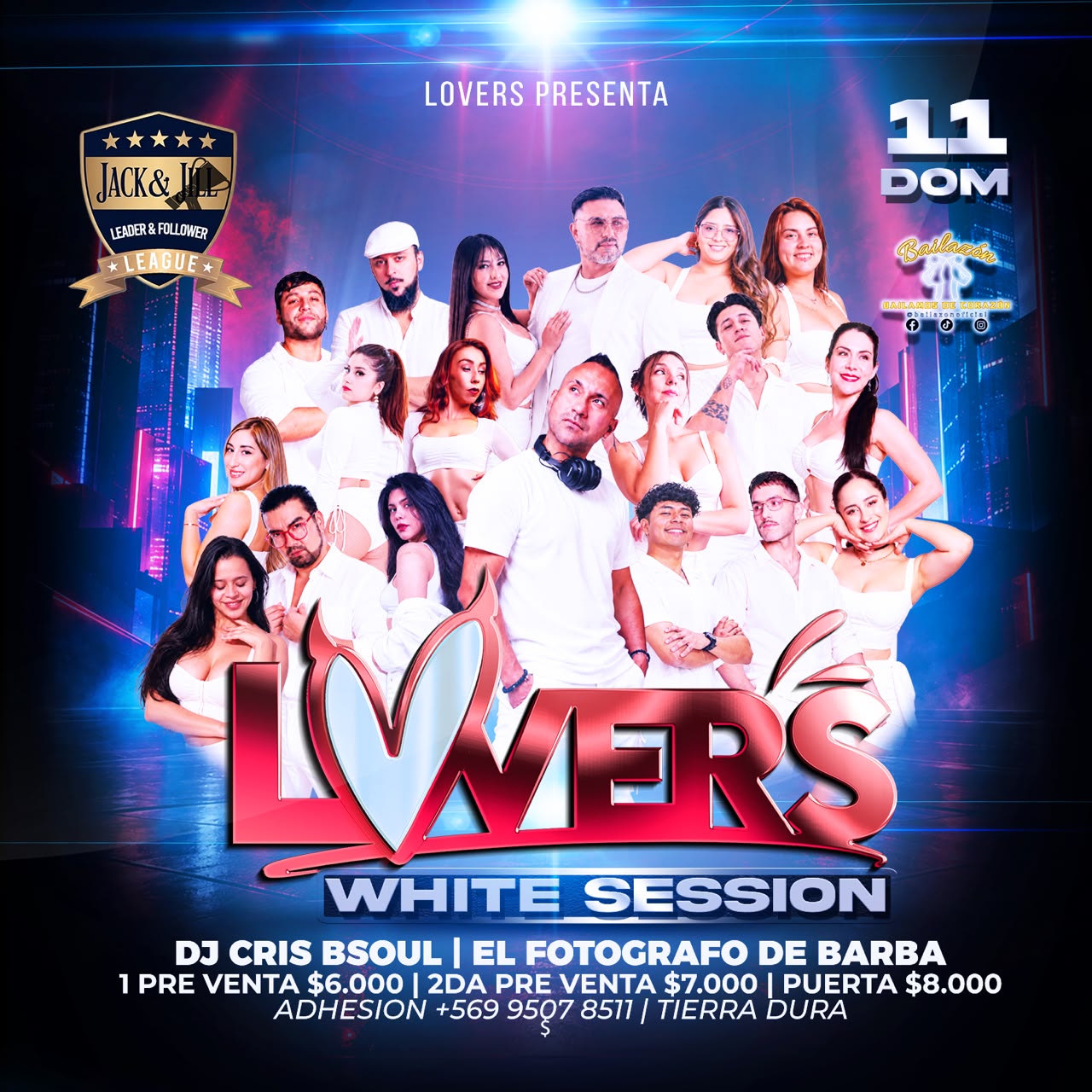Afiche del evento LOVERS WHITE SESSION